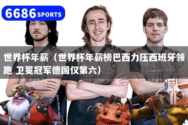 世界杯年薪（世界杯年薪榜巴西力压西班牙领跑 卫冕冠军德国仅第六）